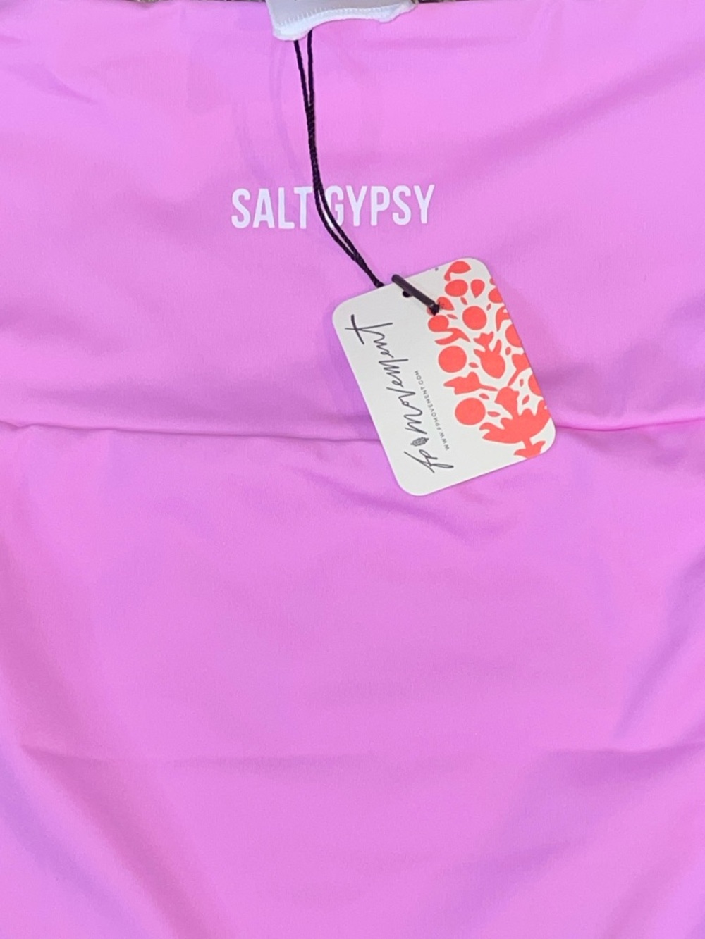 Free People x Salt Gypsy Betty High Waisted Surf Bottoms Pink XS NWT - Picture 4 of 4